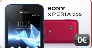 Sony Xperia Tipo für Null Euro