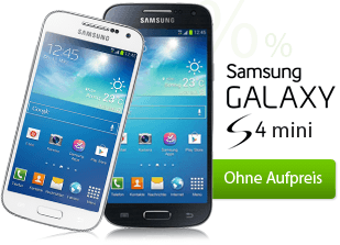 Samsung Galaxy S4 mini ohne Aufpreis 