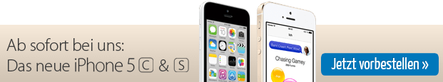 Jetzt bei uns: Das neue iPhone 5c und 5s - Angebote ansehen 